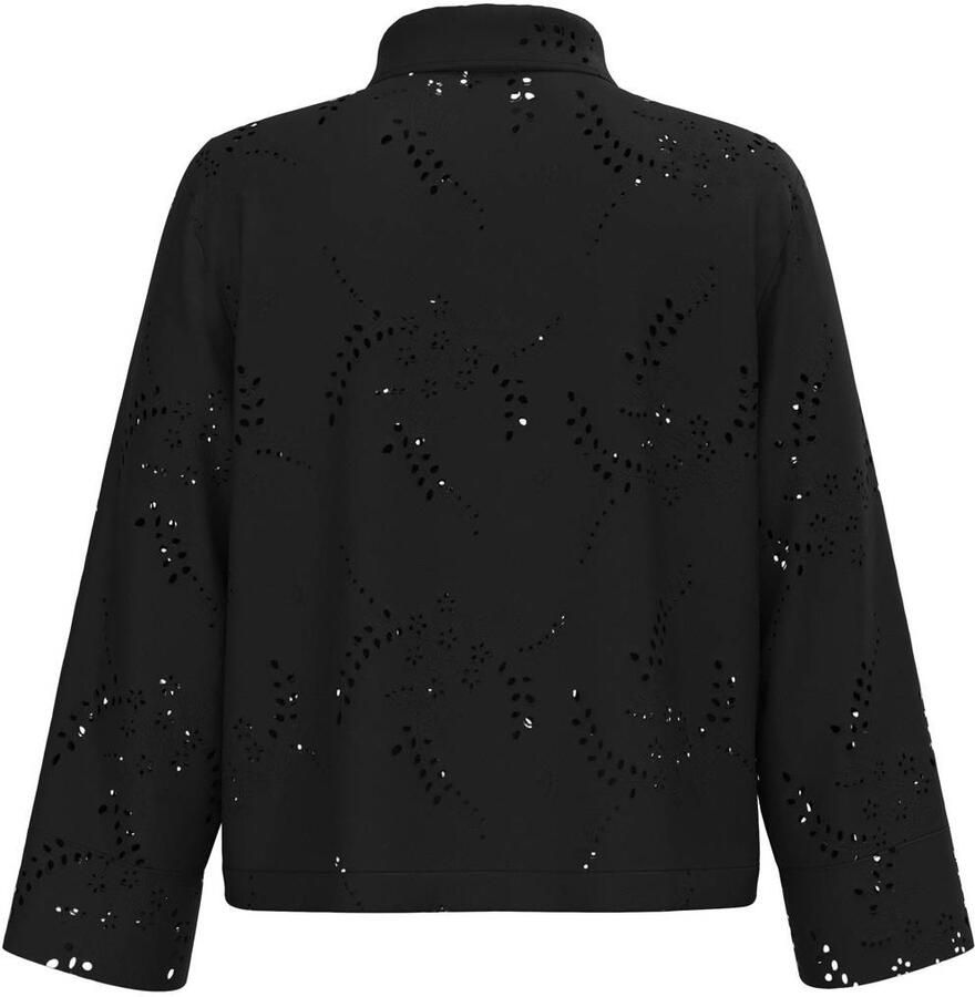 S.Oliver BLACK LABEL regular fit blouse met lange mouwen van puur katoen