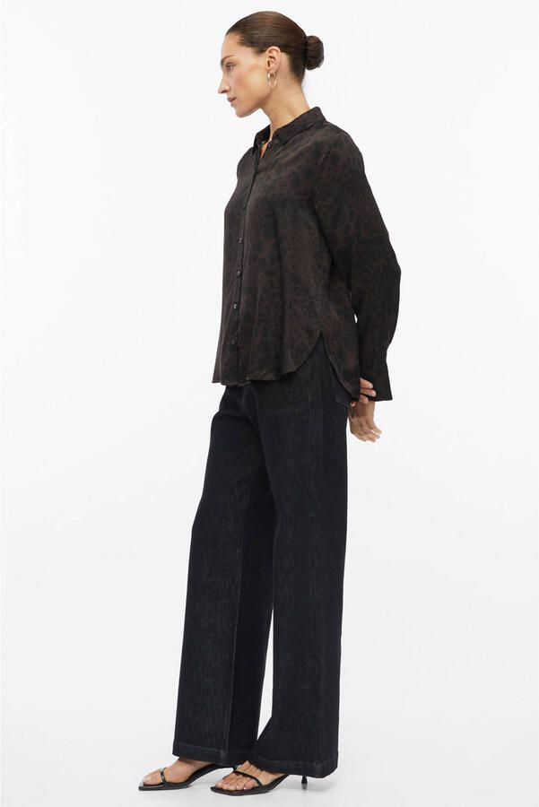 S.Oliver BLACK LABEL Regular fit blouse met lange mouwen van pure viscose - Foto 2
