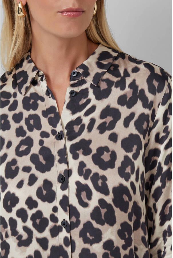 S.Oliver BLACK LABEL Regular fit blouse met lange mouwen van pure viscose - Foto 1