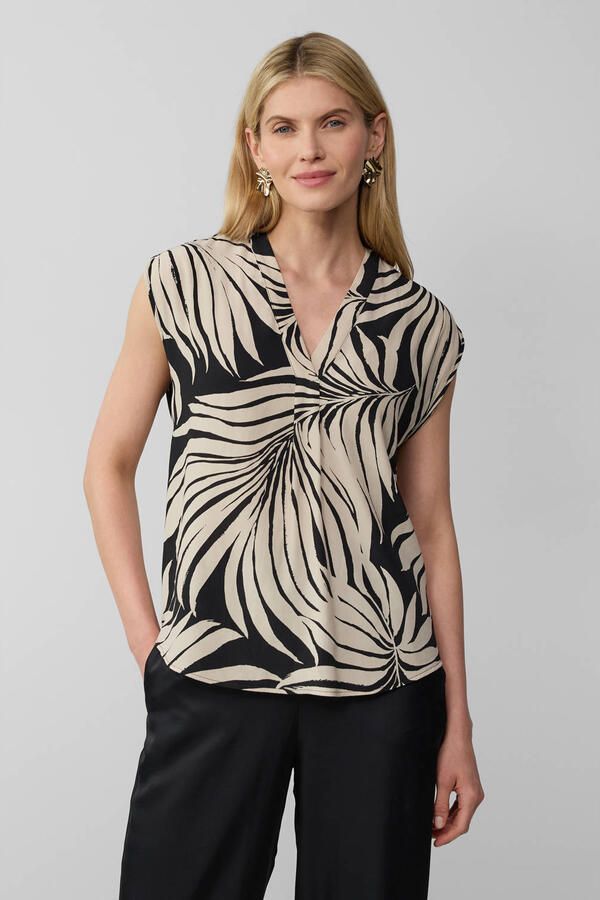 S.Oliver BLACK LABEL Blouse met korte mouwen met print all-over - Foto 2