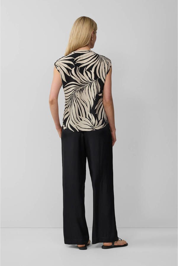 S.Oliver BLACK LABEL Blouse met korte mouwen met print all-over