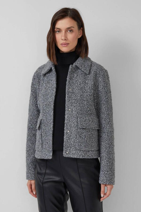 S.Oliver BLACK LABEL Regular fit korte blazer in gestructureerde look - Foto 3