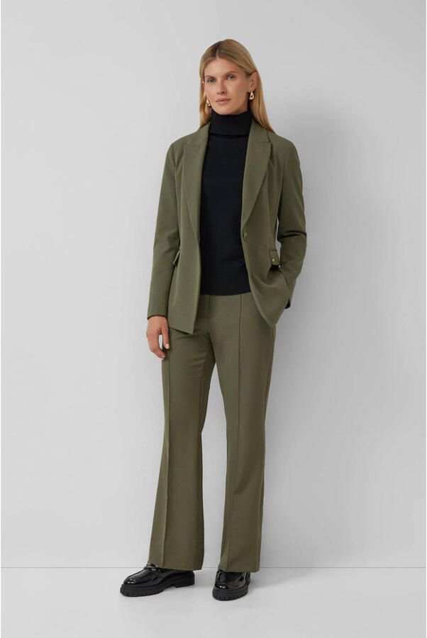 S.Oliver BLACK LABEL Slim fit pullover van viscosemix