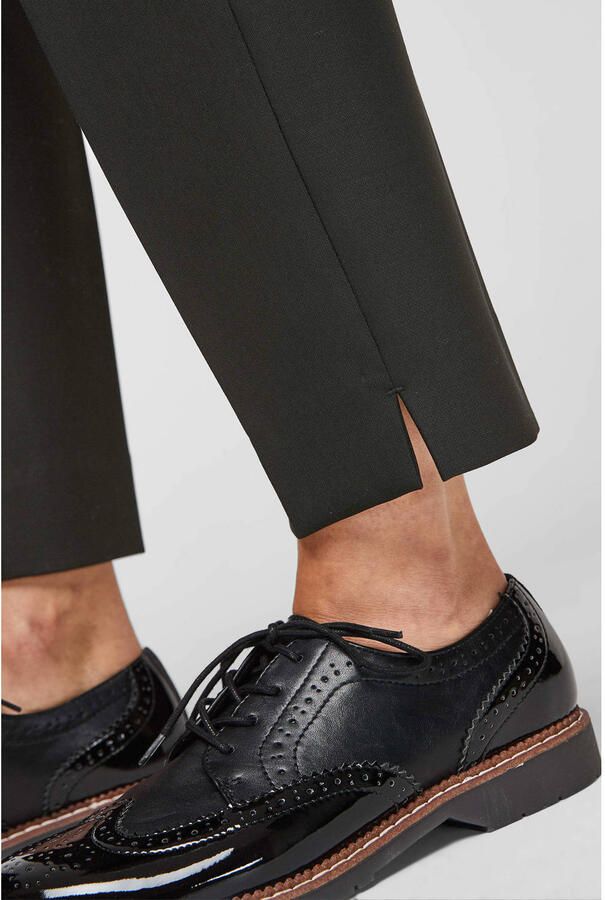 S.Oliver BLACK LABEL Regular fit cigarette pants met viscose model 'SUE' - Foto 2