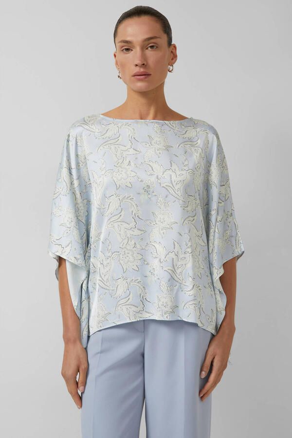 S.Oliver BLACK LABEL Loose fit poncho-blouse met all-overprint