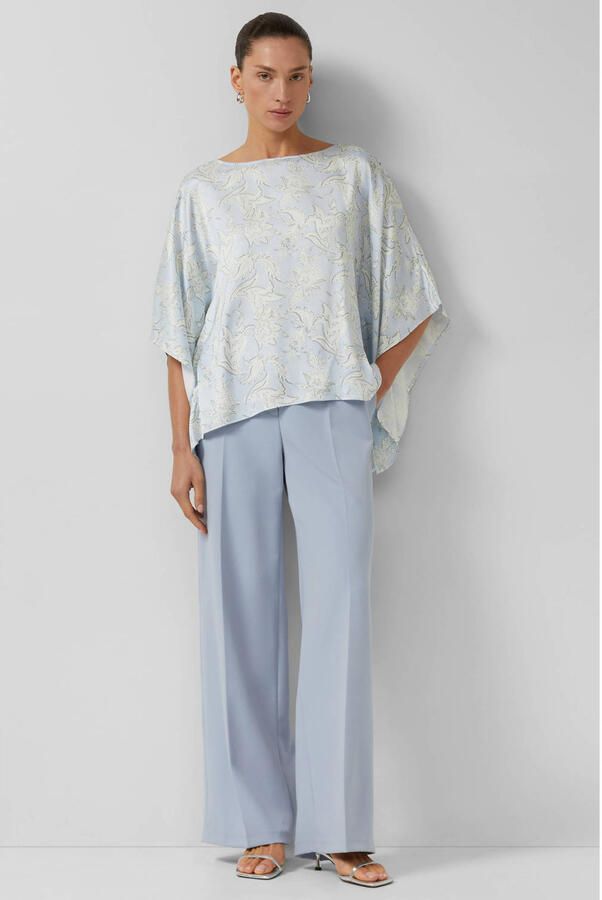 S.Oliver BLACK LABEL Loose fit poncho-blouse met all-overprint - Foto 2
