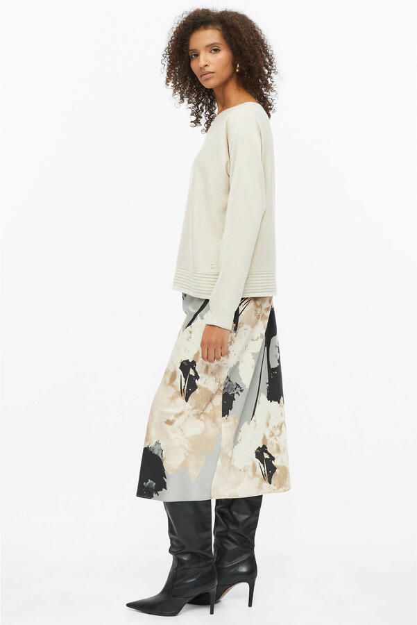 S.Oliver BLACK LABEL relaxed fit pullover van viscosemix - Foto 2