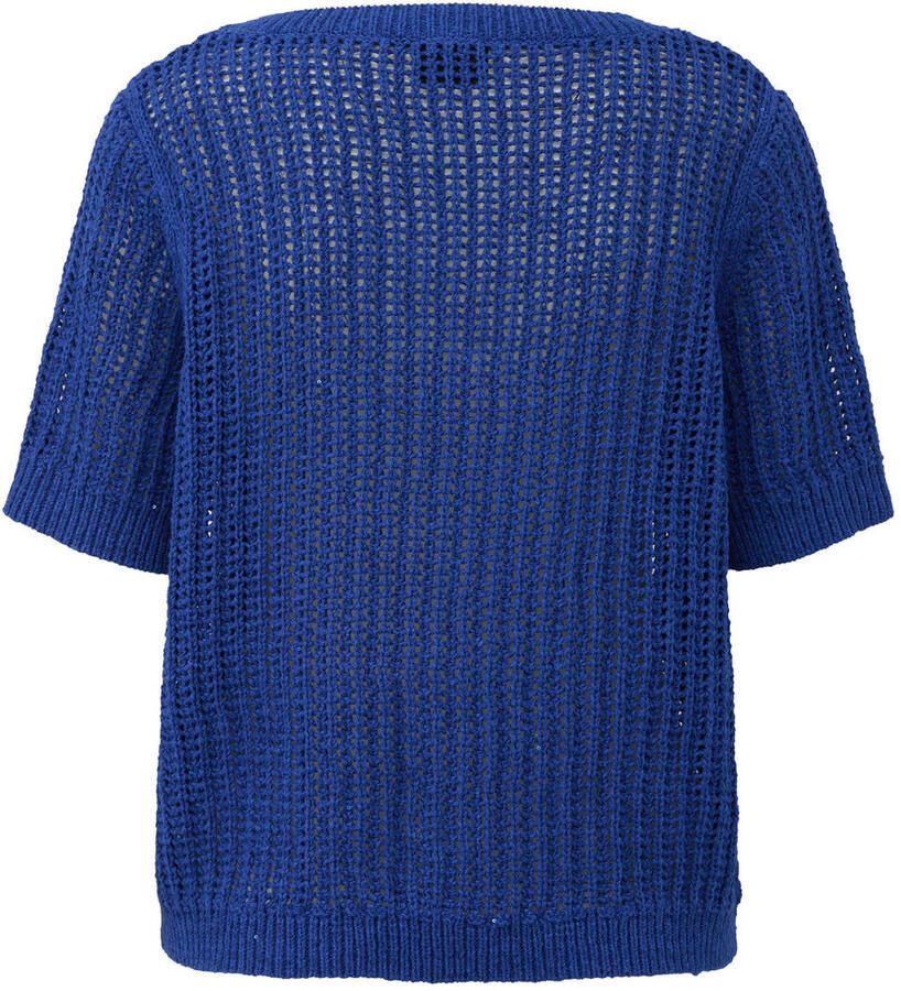 S.Oliver BLACK LABEL gebreide trui blauw