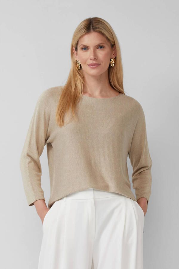 S.Oliver BLACK LABEL Relaxed fit pullover van viscosemix - Foto 3