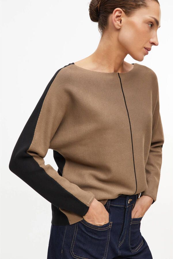 S.Oliver BLACK LABEL Regular fit pullover van viscosemix - Foto 3