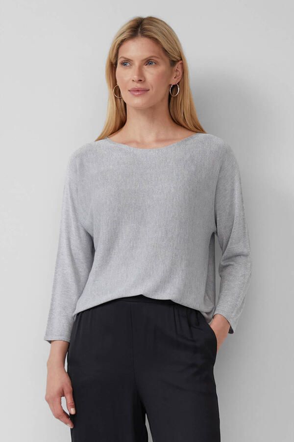 S.Oliver BLACK LABEL Relaxed fit pullover van viscosemix - Foto 3