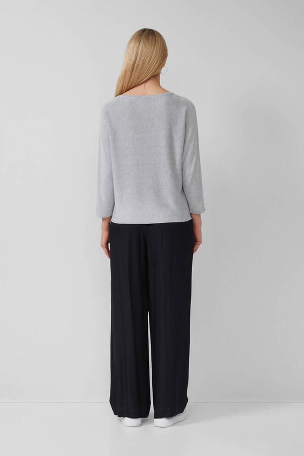 S.Oliver BLACK LABEL Relaxed fit pullover van viscosemix