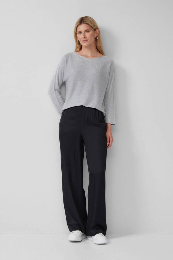S.Oliver BLACK LABEL Relaxed fit pullover van viscosemix - Foto 2
