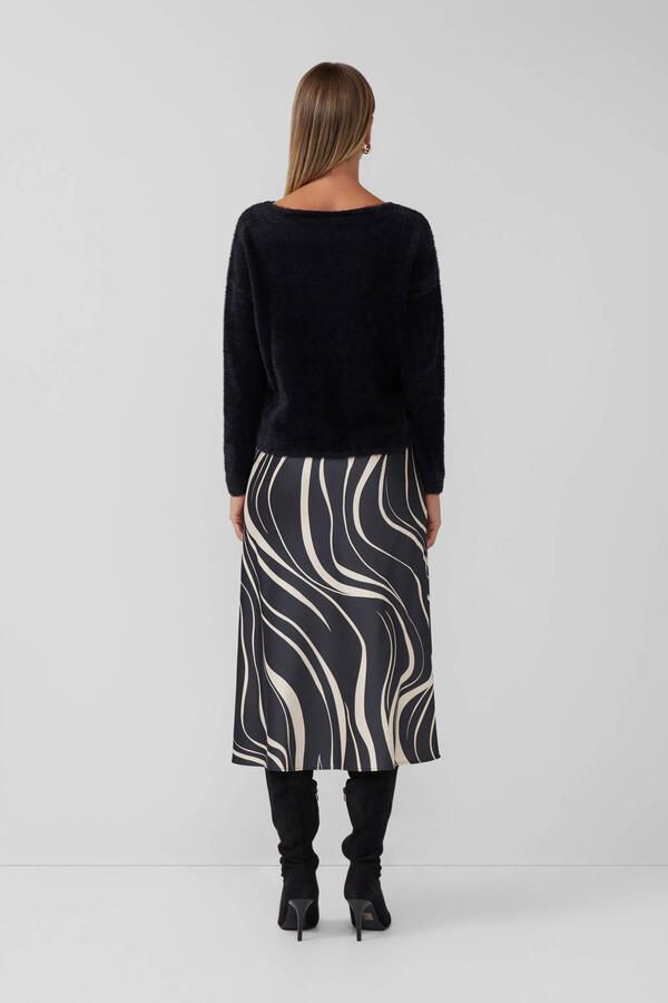 S.Oliver BLACK LABEL Regular fit gebreide pullover met viscose - Foto 2