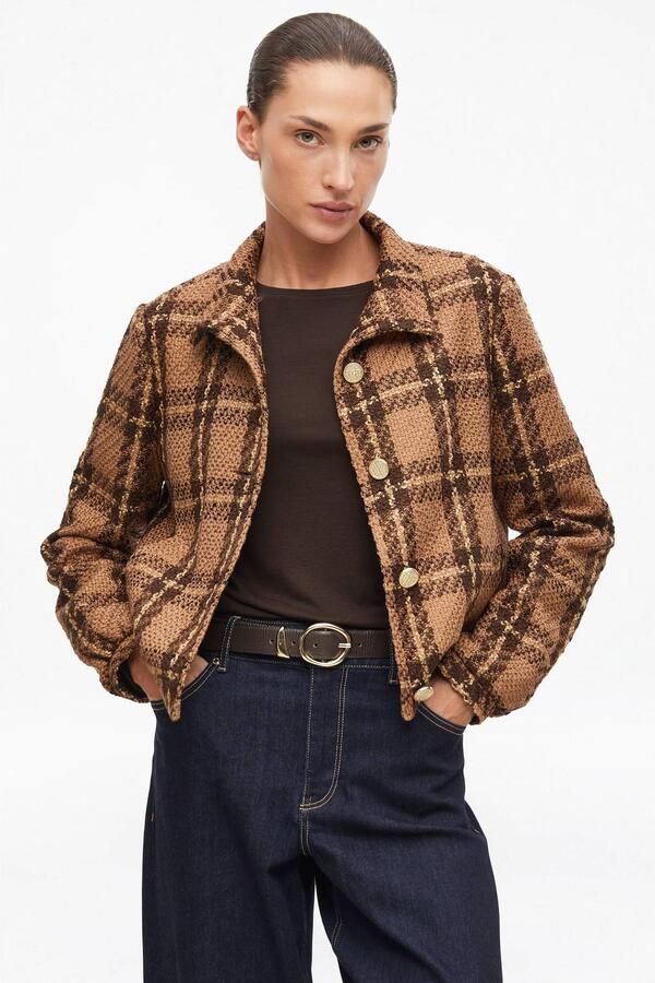 S.Oliver BLACK LABEL Korte blazer met opstaande kraag