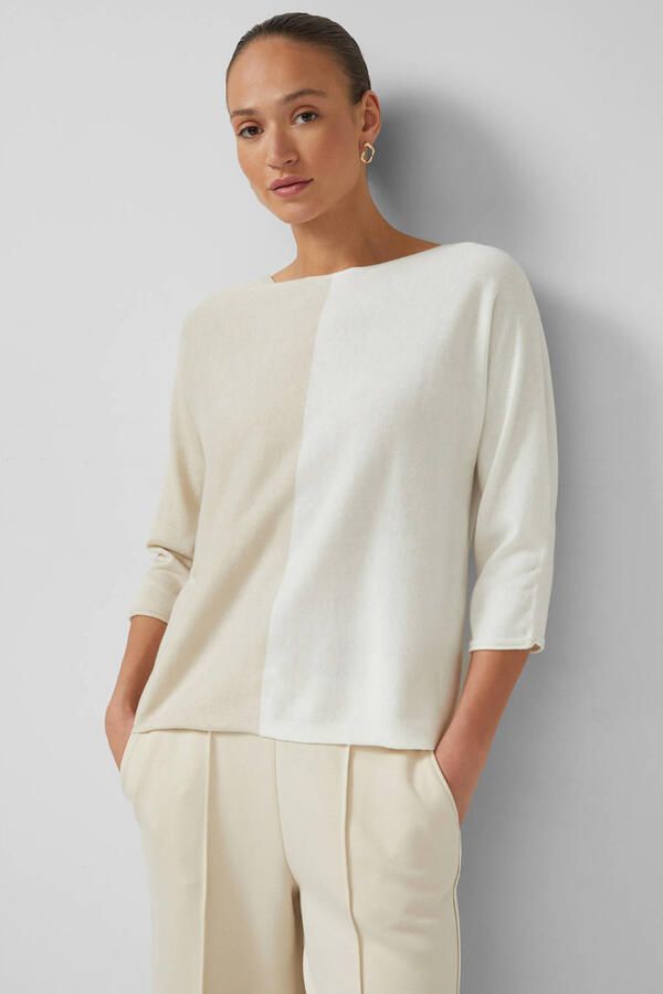 S.Oliver BLACK LABEL regular fit gebreid shirt van katoenmix