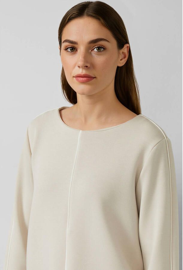 S.Oliver BLACK LABEL Regular fit sweatshirt met contrasterende naden - Foto 2
