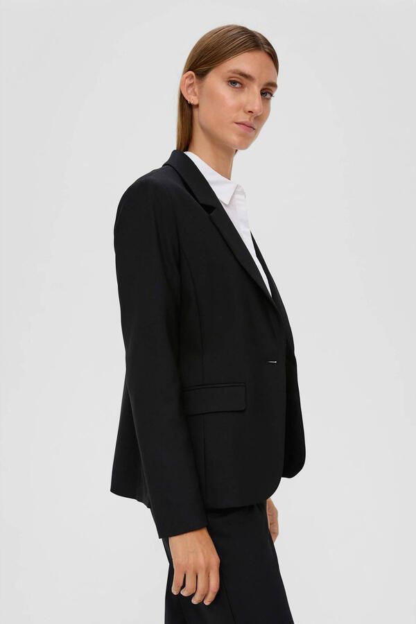 S.Oliver BLACK LABEL Korte blazer met stretch en 1-knoopsluiting - Foto 2