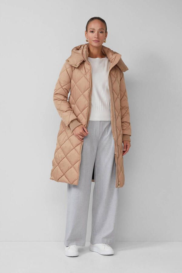 S.Oliver BLACK LABEL Regular fit gewatteerde lange jas met tweewegritssluiting - Foto 2