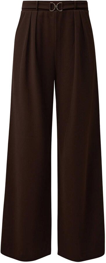 S.Oliver BLACK LABEL high waist wide leg casual broek
