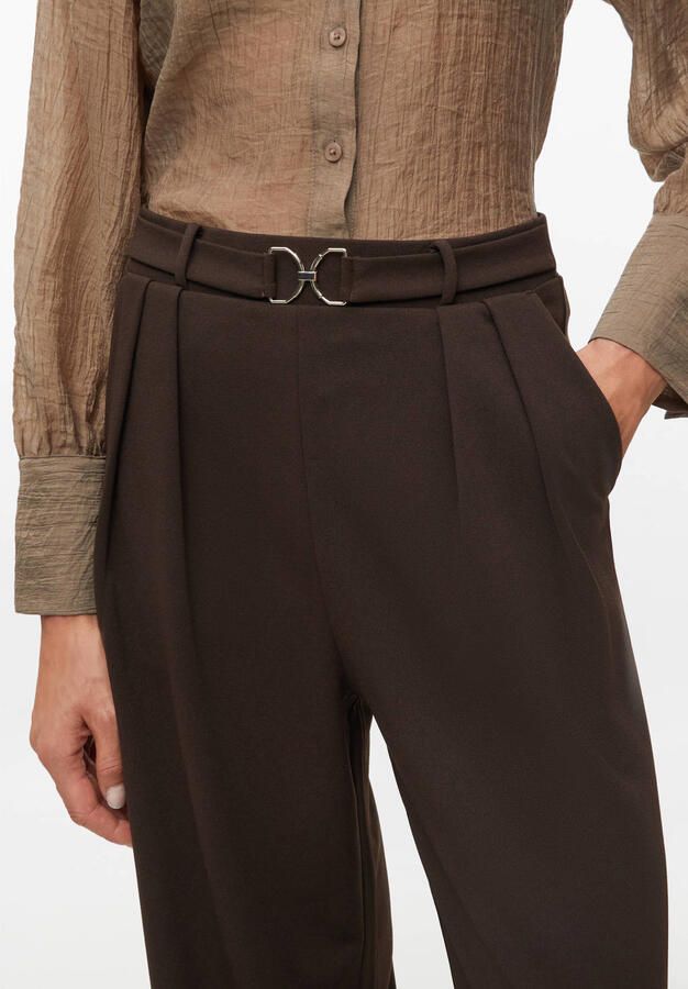 S.Oliver BLACK LABEL high waist wide leg casual broek - Foto 2