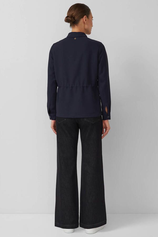 S.Oliver BLACK LABEL regular fit lange blazer met borstpattentaschen - Foto 3
