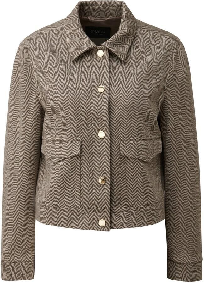 S.Oliver BLACK LABEL Regular fit overhemdjack met viscose