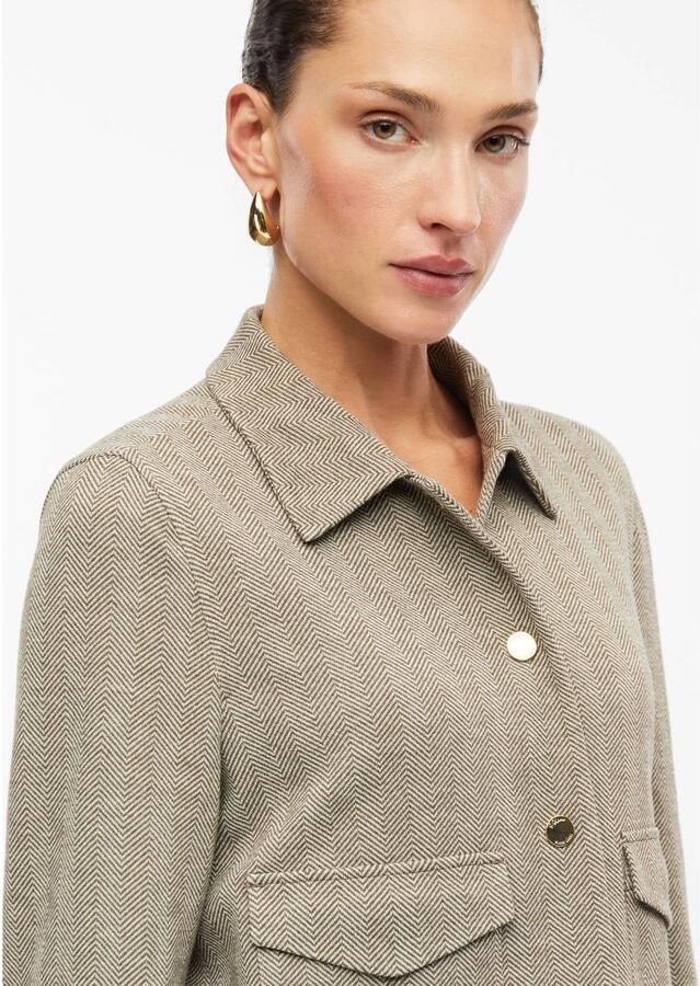 S.Oliver BLACK LABEL Regular fit overhemdjack met viscose - Foto 2