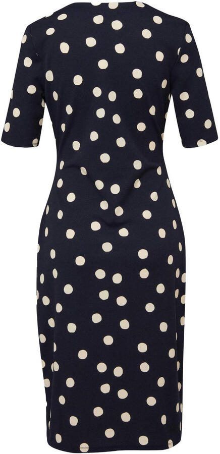 S.Oliver BLACK LABEL Getailleerde midi-jurk in wikkellook - Foto 3