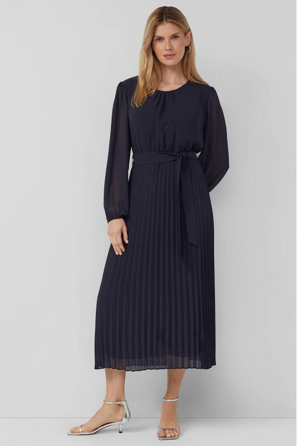 S.Oliver BLACK LABEL Getailleerde vrijetijdsjurk met tailleriem om te strikken - Foto 2