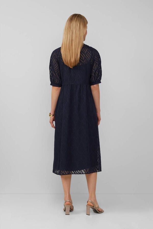 S.Oliver BLACK LABEL Regular fit midi-jurk met voering van viscose - Foto 3