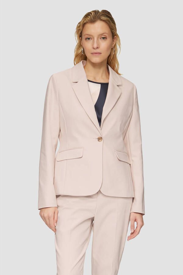 S.Oliver BLACK LABEL Slim fit blazer van katoenmix - Foto 2