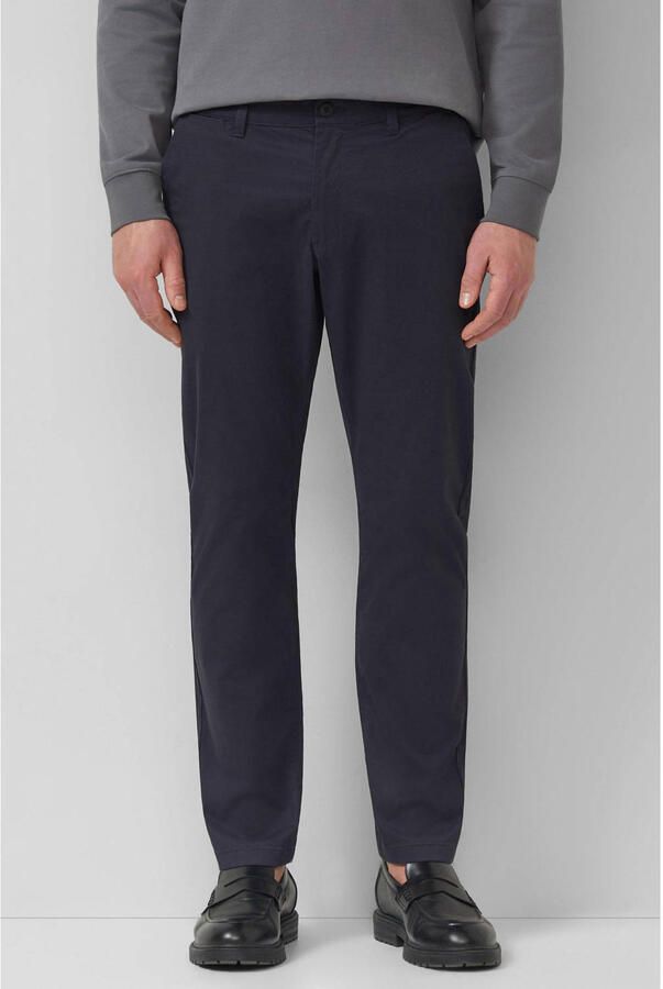 S.Oliver BLACK LABEL regular chino donkerblauw