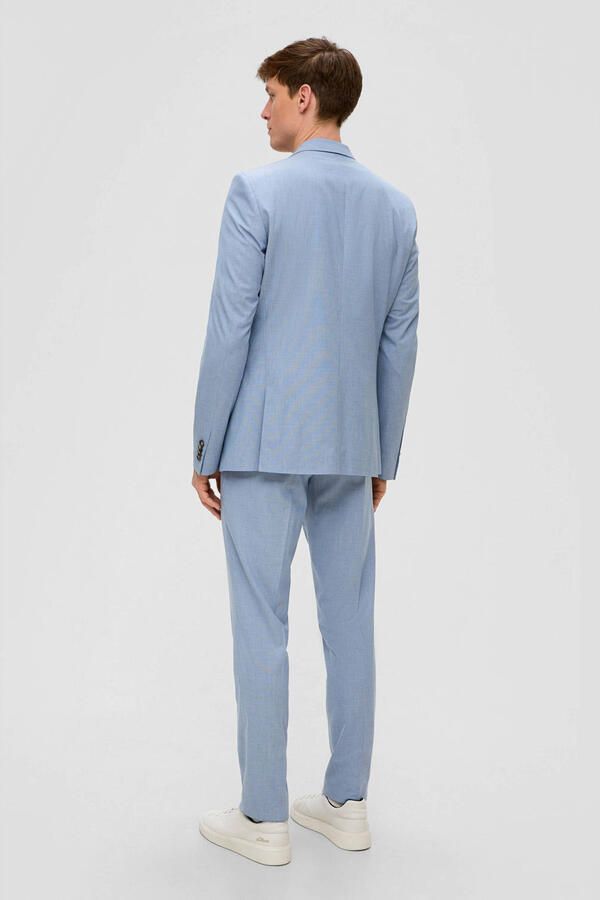 S.Oliver BLACK LABEL Slim fit 2-knoopscolbert met viscosegehalte - Foto 2