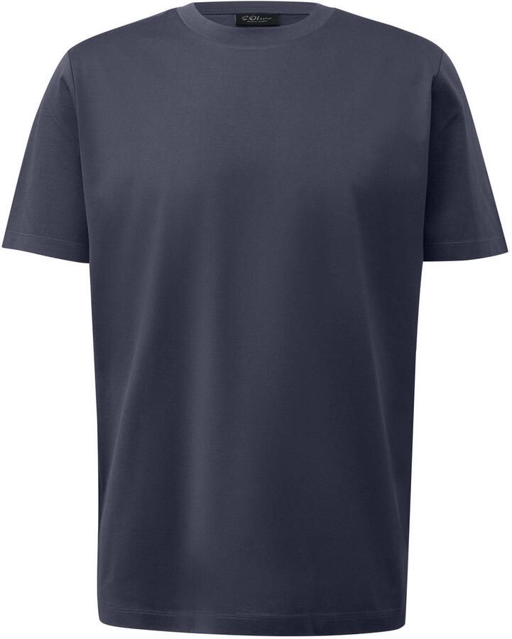 S.Oliver BLACK LABEL regular fit T-shirt marine