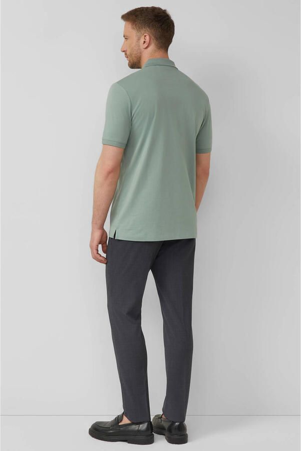 S.Oliver BLACK LABEL regular polo groen - Foto 3
