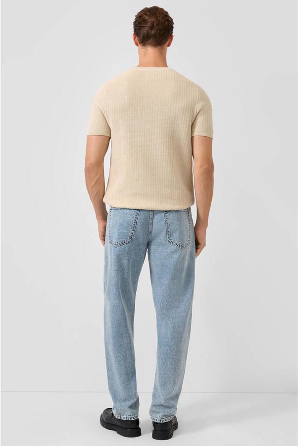S.Oliver BLACK LABEL regular T-shirt gebreid beige - Foto 3