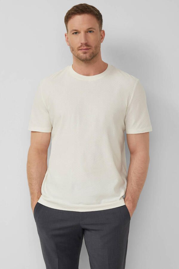 S.Oliver BLACK LABEL regular T-shirt wit
