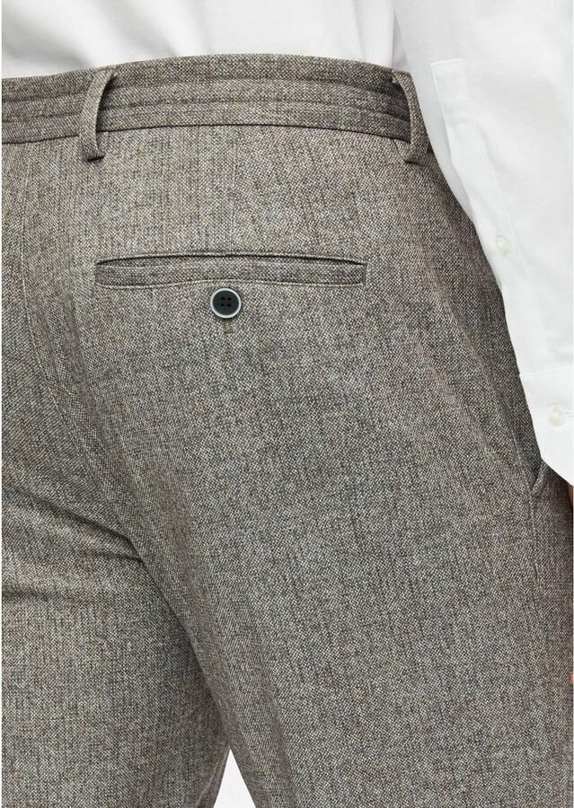 S.Oliver BLACK LABEL Regular fit pantalon met mix van katoen en lyocell model 'Jogg' - Foto 2