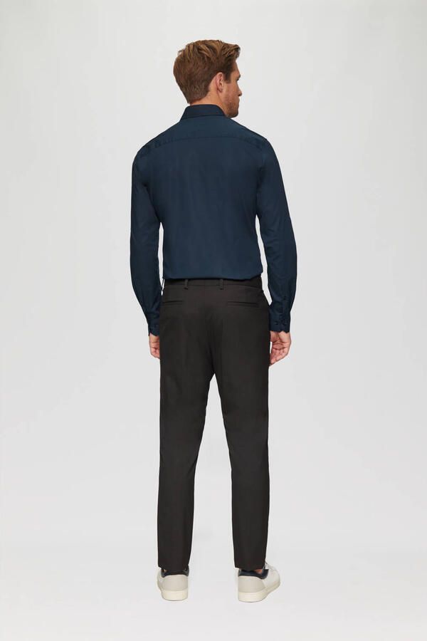 S.Oliver BLACK LABEL Shaped fit zakelijk overhemd van katoenstretch