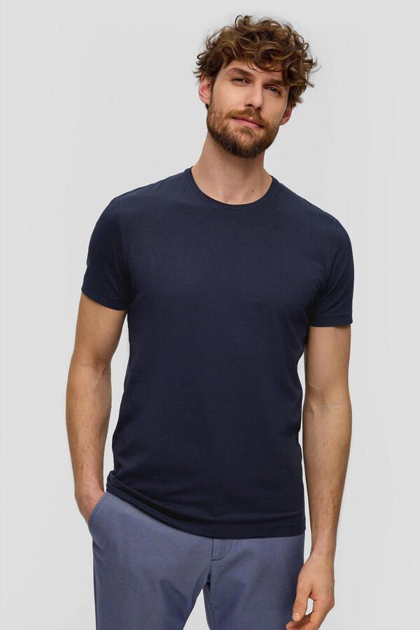 S.Oliver BLACK LABEL slim fit T-shirt marine - Foto 2