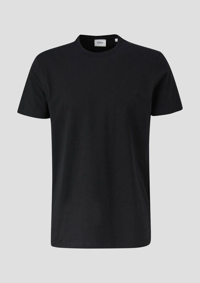 S.Oliver BLACK LABEL T-shirt met ronde hals - Foto 3