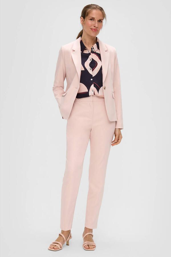 S.Oliver BLACK LABEL Stoffen broek Zomerbroek met stretchpercentage