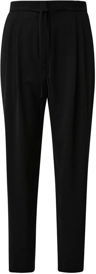 S.Oliver BLACK LABEL straight leg broek zwart