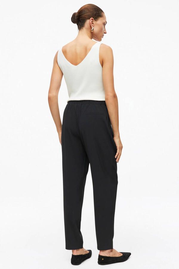 S.Oliver BLACK LABEL straight leg broek zwart - Foto 2