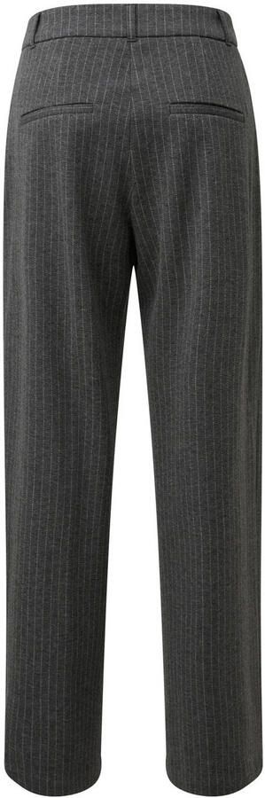 S.Oliver BLACK LABEL Comfort fit broek met wijde pijpen van interlock-jersey - Foto 1