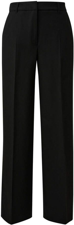 S.Oliver BLACK LABEL straight regular waist pantalon zwart - Foto 3