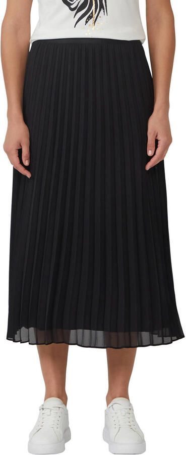 S.Oliver BLACK LABEL Soepele plissérok met viscose voering - Foto 3