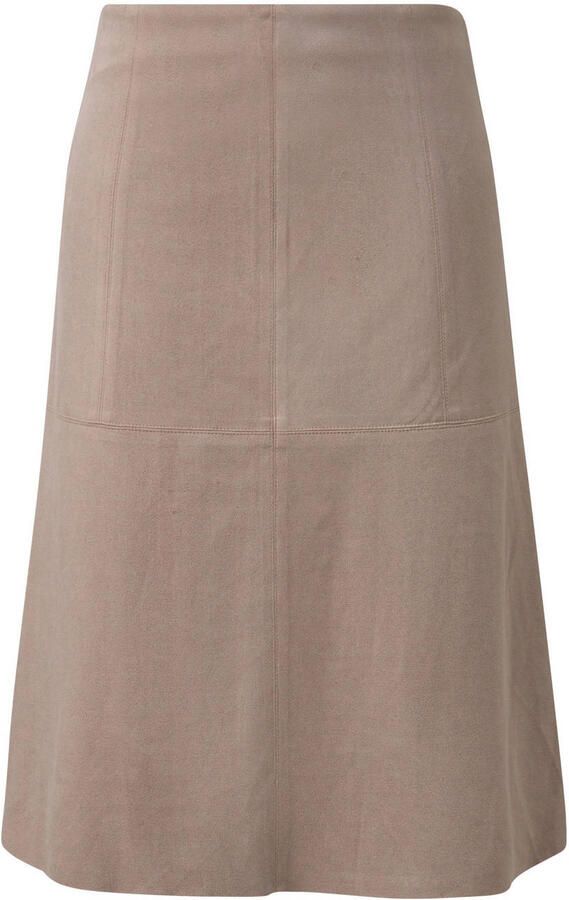 S.Oliver BLACK LABEL Rok in A-shape van wildleerimitatie - Foto 2