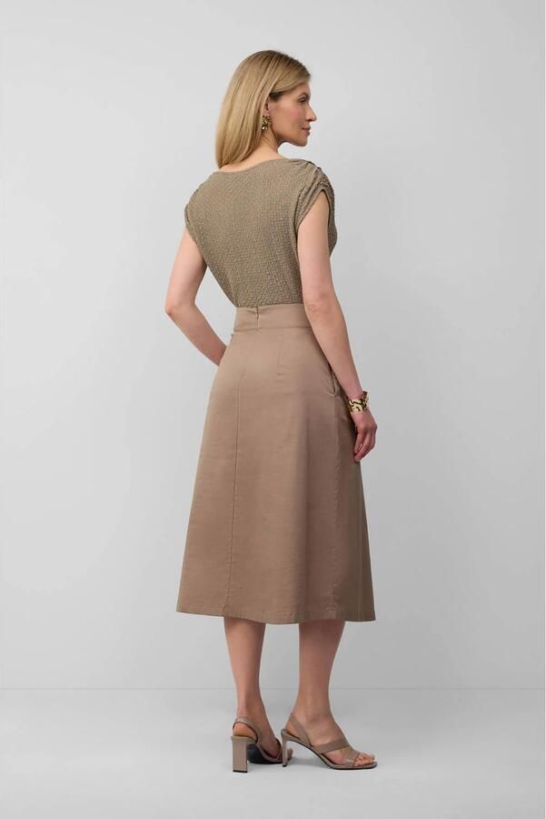 S.Oliver BLACK LABEL Relaxed fit blouseshirt met structuurmotief